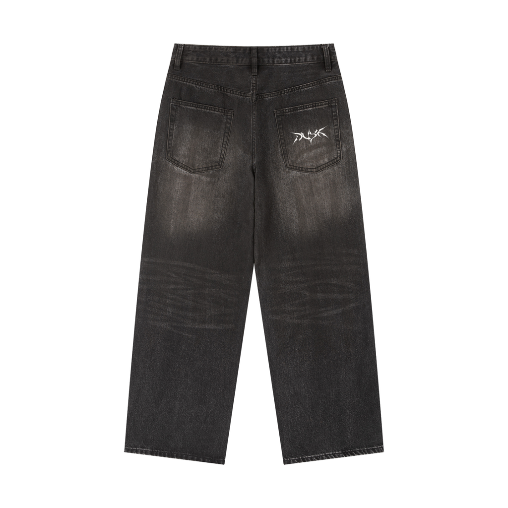 Washed Denim Jeans